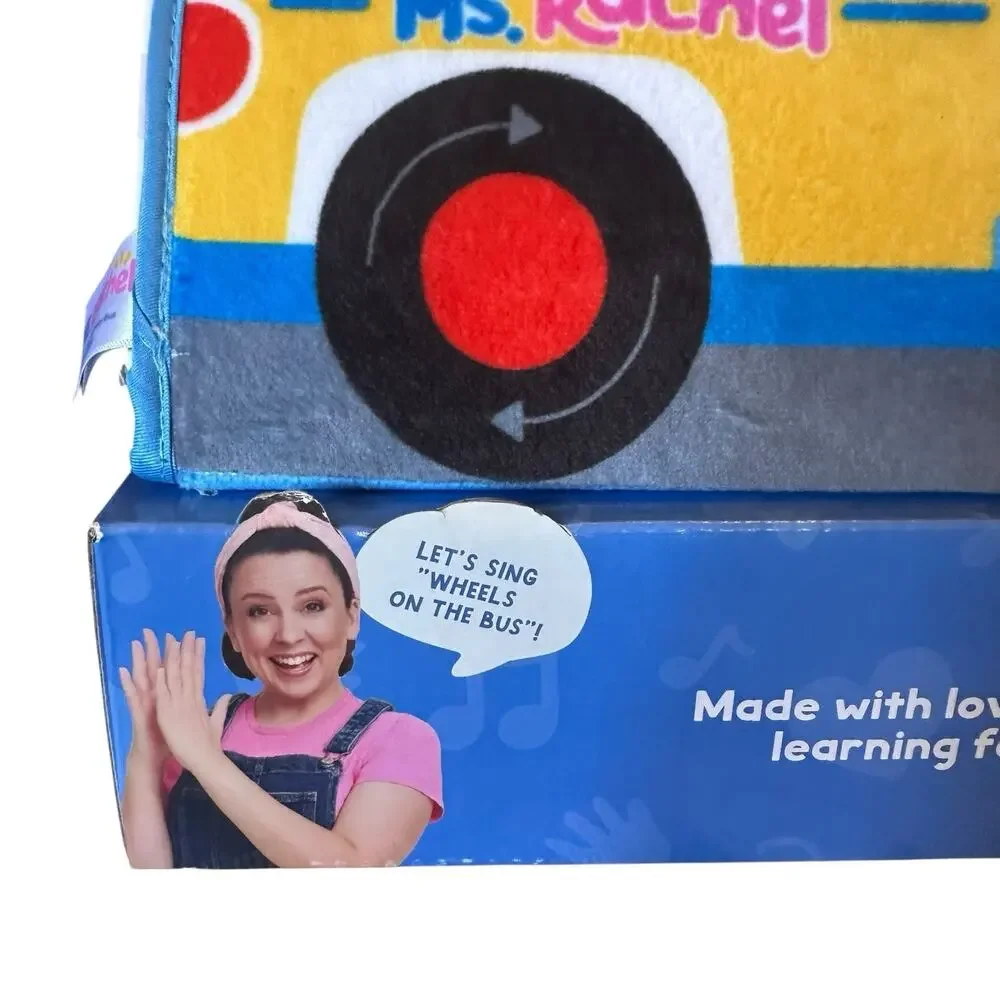 Ms Rachel Tummy Time Activity Bus Kids Play Toy Babies Toddlers NEW